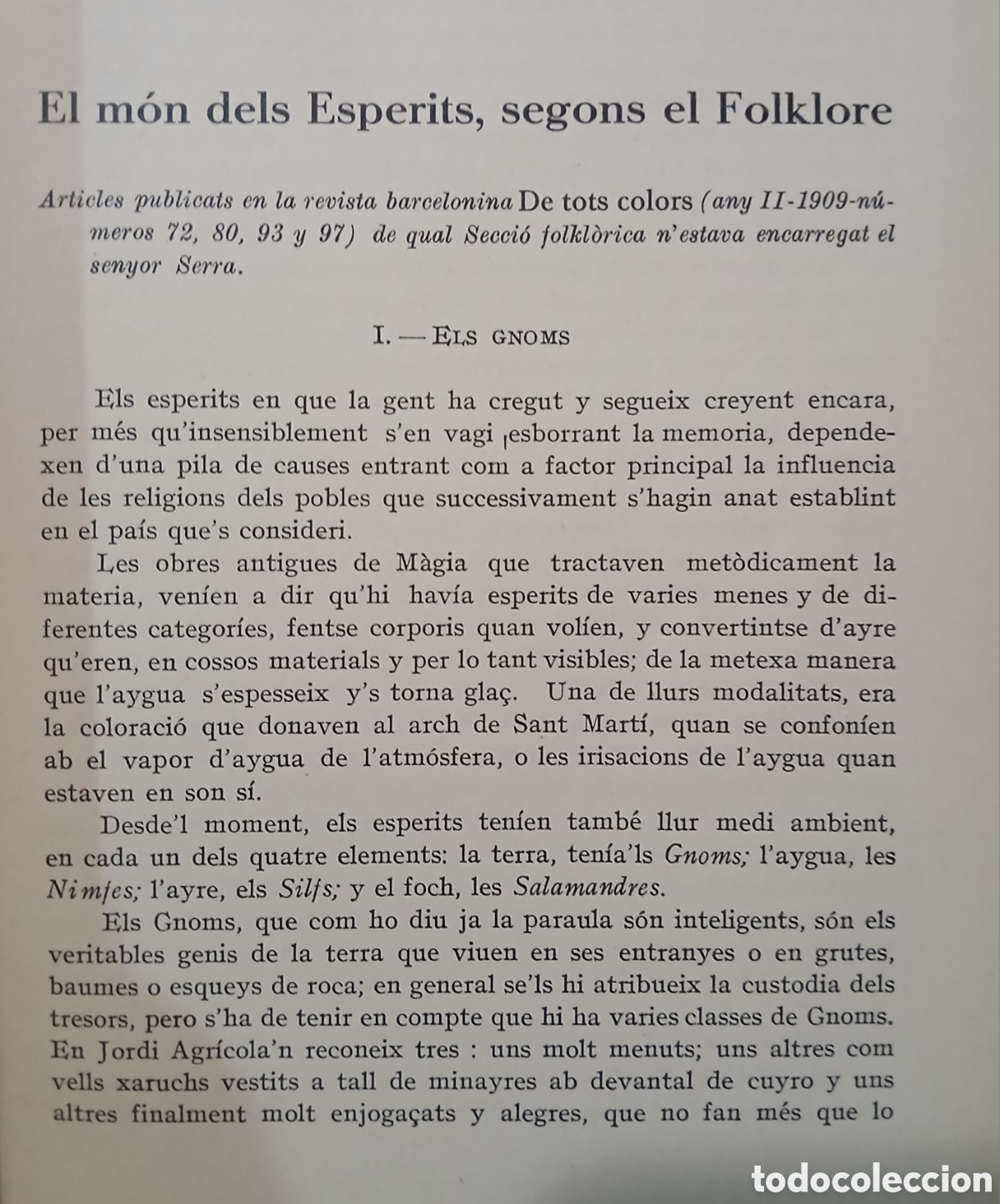 Libros antiguos: Alguns escrits del professor Rosend Serra y Pag&egrave;s - Foto 5