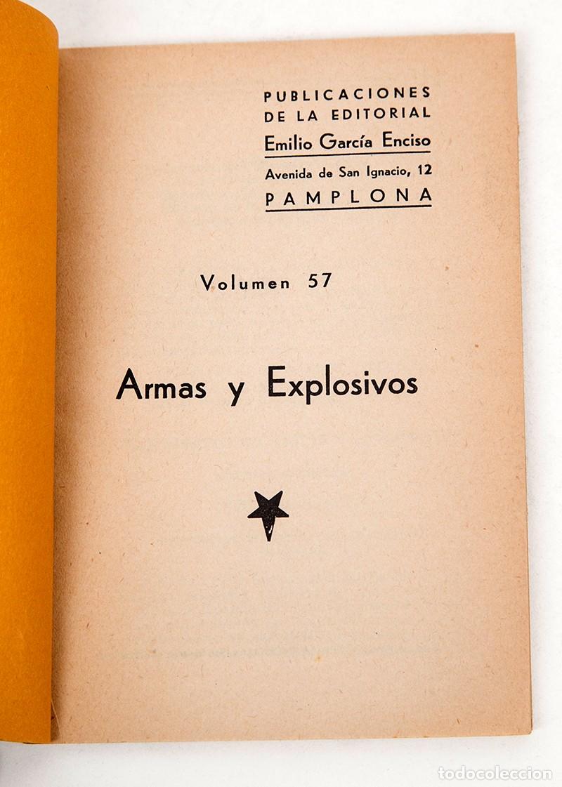 Libros antiguos: ARMAS Y EXPLOSIVOS - LEYES DE LA REP&Uacute;BLICA - 1935 - Foto 3