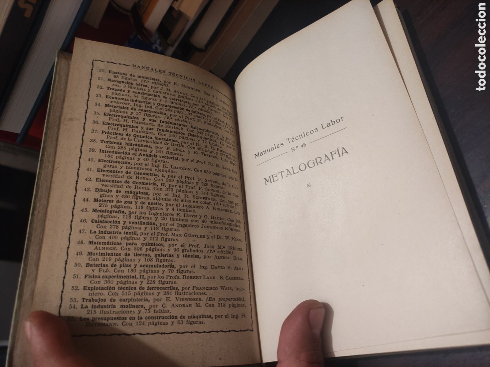 Libros antiguos: METALOGRAF&Iacute;A - Manuales T&eacute;cnicos Labor - E. HEYN &bull; O. Bauer 1930 - Foto 5