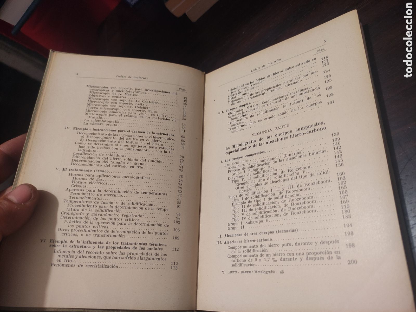 Libros antiguos: METALOGRAF&Iacute;A - Manuales T&eacute;cnicos Labor - E. HEYN &bull; O. Bauer 1930 - Foto 9