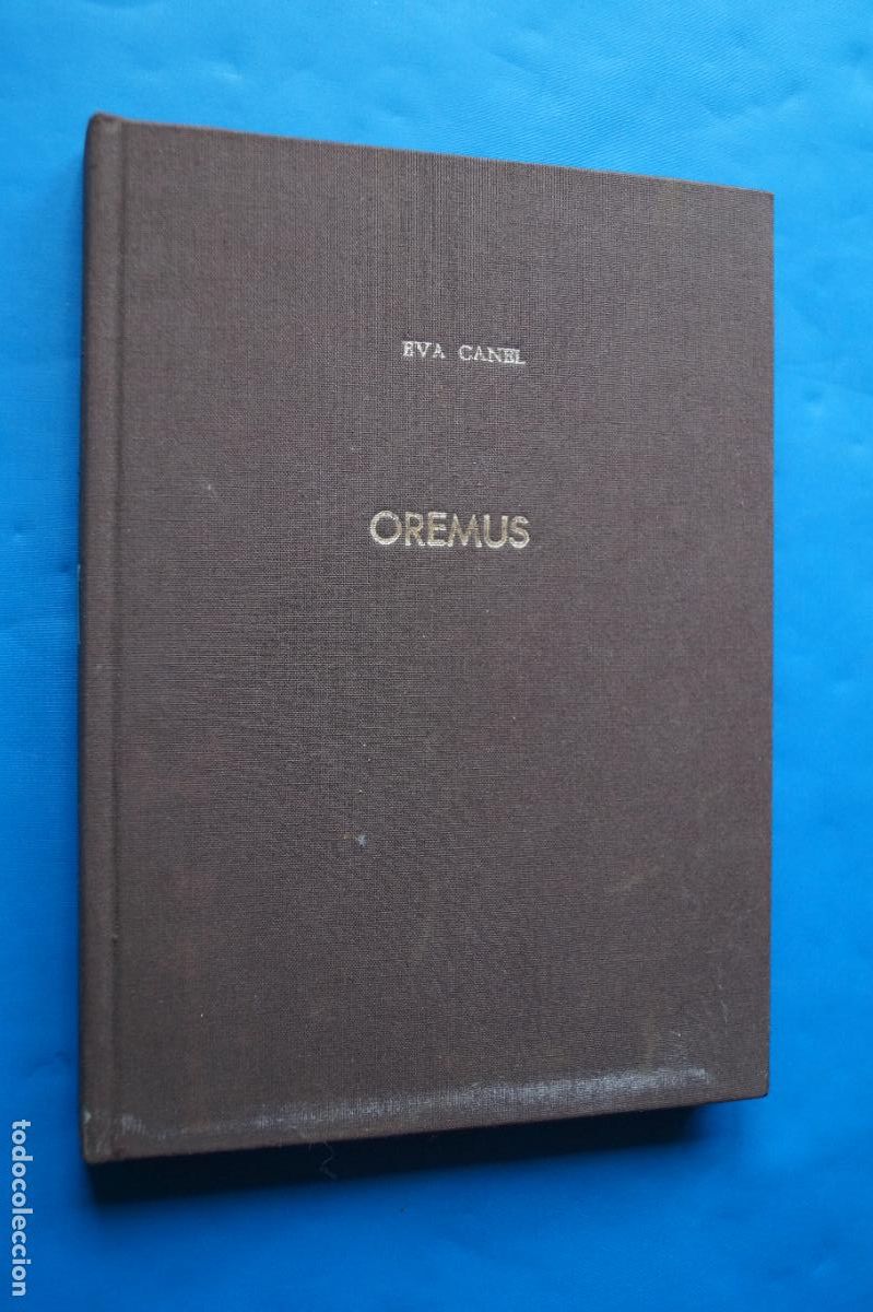 Libros antiguos: OREMUS. EVA CANEL. 1893. ESCRITORA ASTURIANA