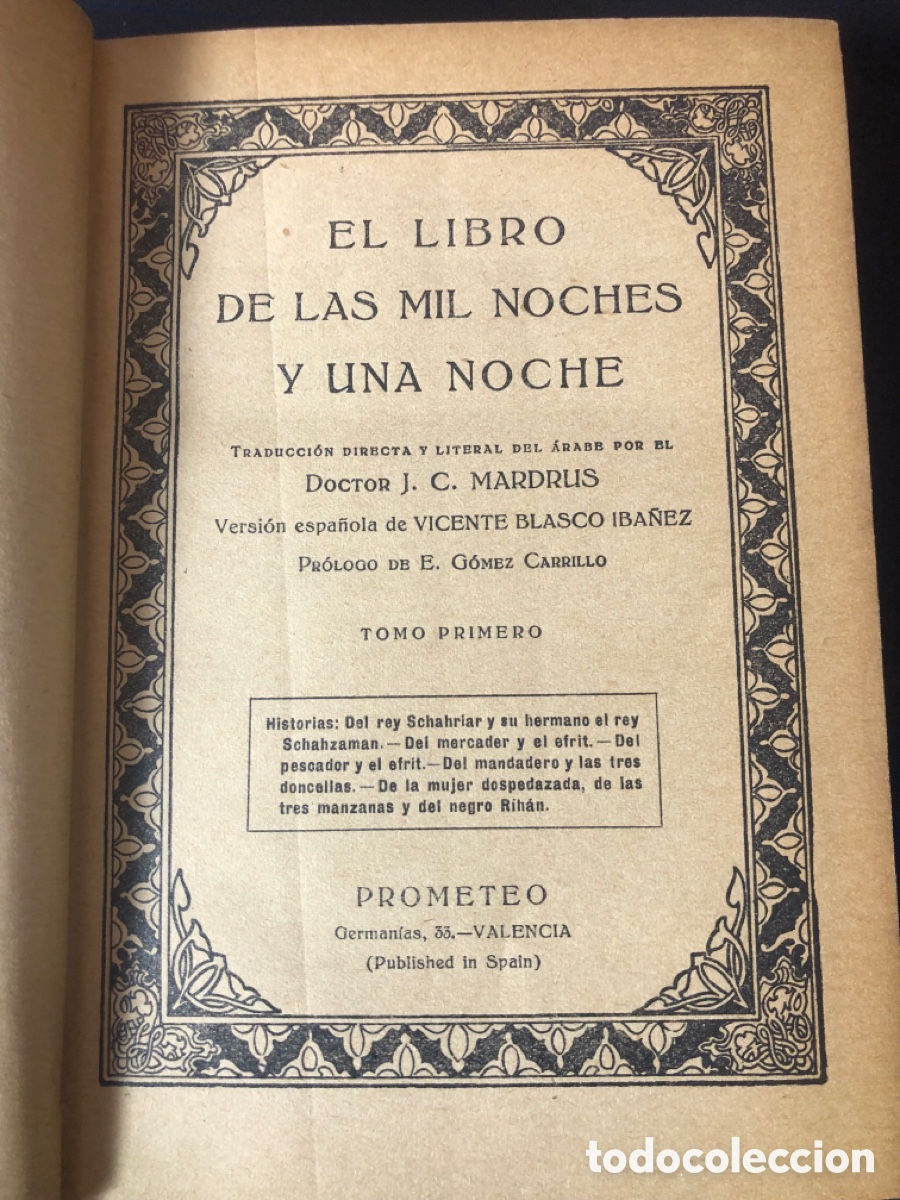 Libros antiguos: El libro de las mil y una noches-Prometeo - Foto 5