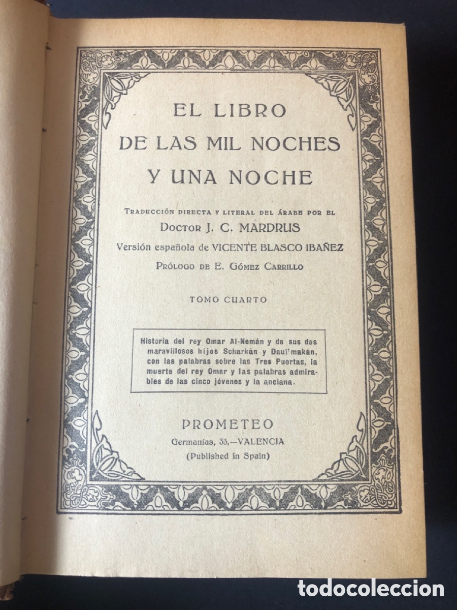 Libros antiguos: El libro de las mil y una noches-Prometeo - Foto 8