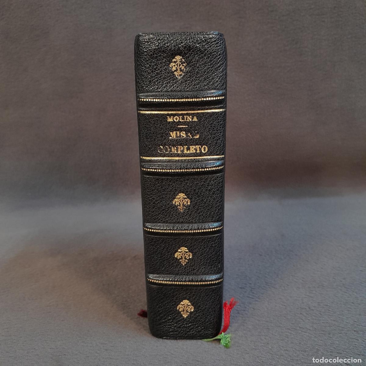 Libros antiguos: L-785. MISAL COMPLETO LATINO CASTELLANO POR P. VICENTE MOLINA, S. J. 1944