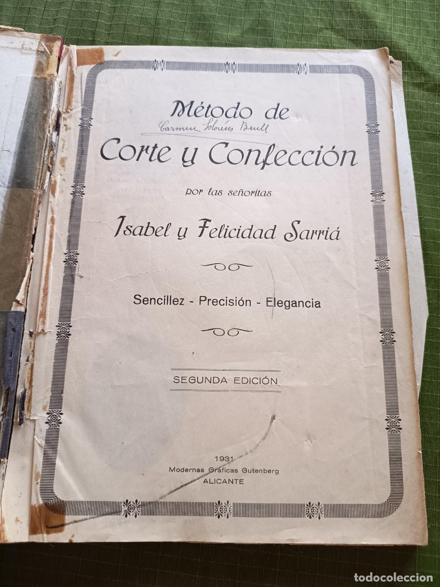 Libros antiguos: M&eacute;todo de Corte y Confecci&oacute;n - Foto 2
