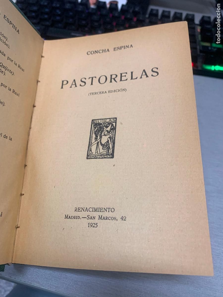 Libros antiguos: PASTORELAS / CONCHA ESPINA / RENAMICIENTO 1925 - Foto 2