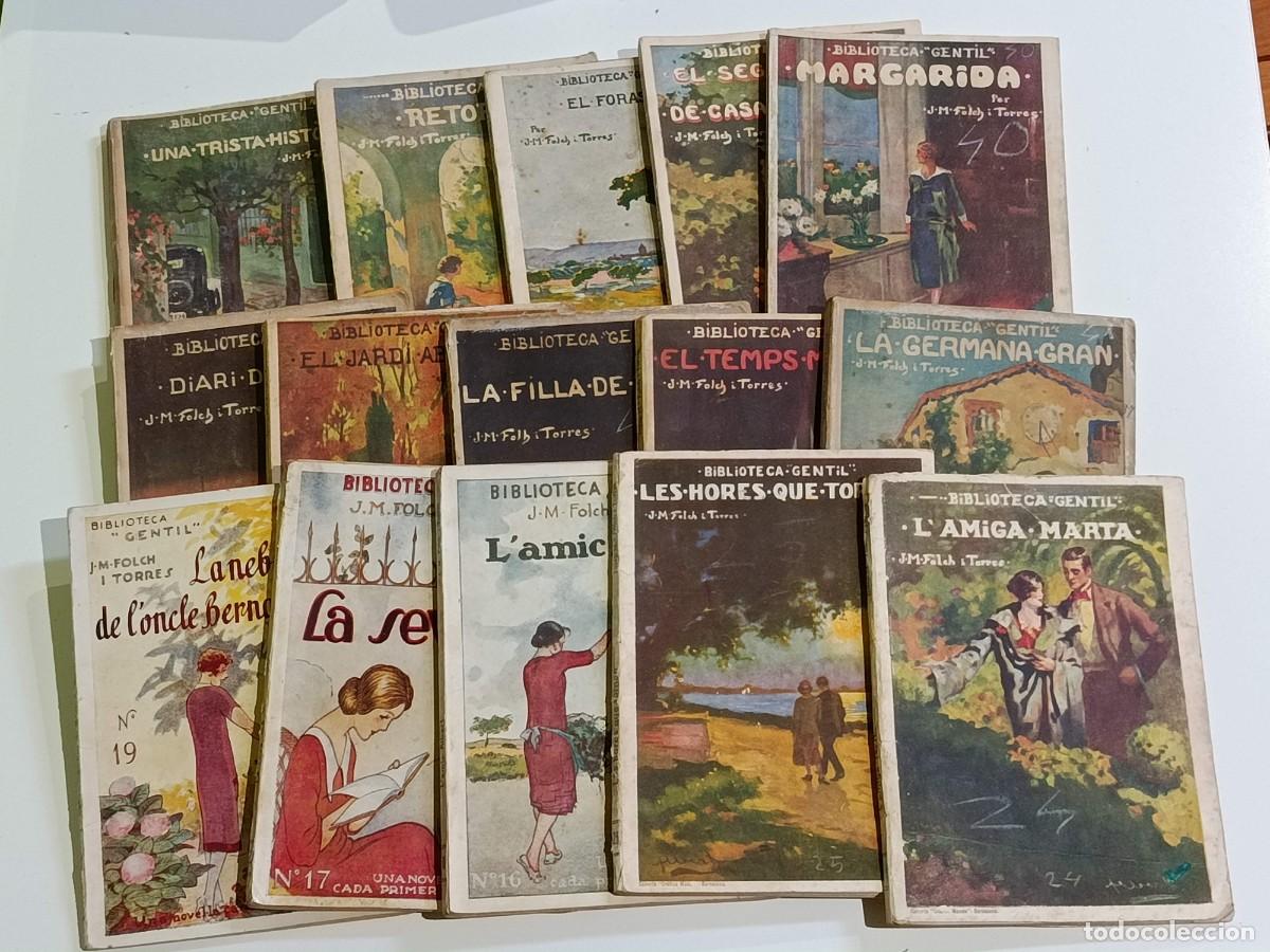 Libros antiguos: Lote 53 novelas Biblioteca Gentil - Foto 2
