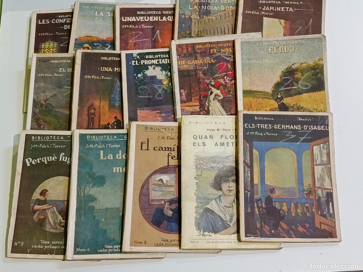 Libros antiguos: Lote 53 novelas Biblioteca Gentil - Foto 3