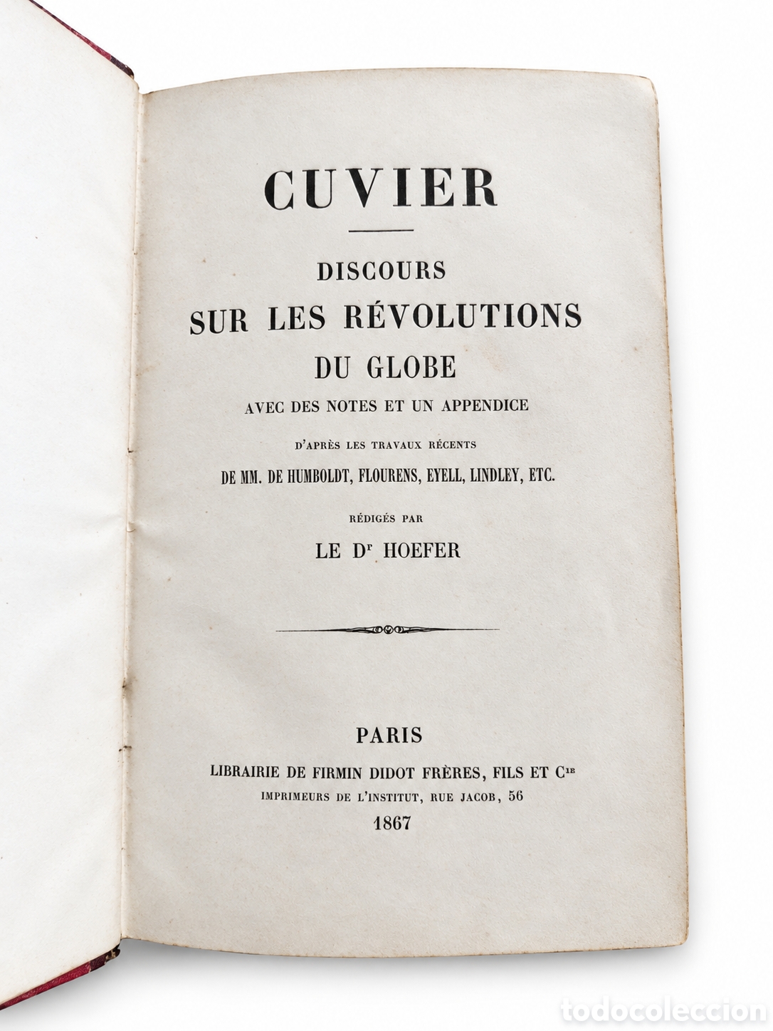 Libros antiguos: Discurso sobre las revoluciones en el globo 1867 - Foto 3