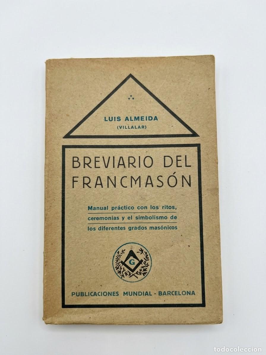 Libros antiguos: Breviario francmason - Foto 1