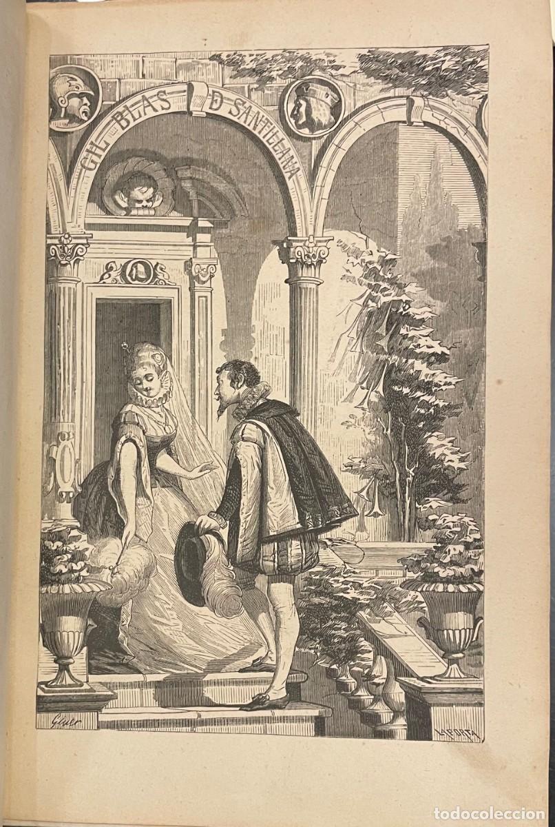 Libros antiguos: Aventuras de Gil Blas de Santillana - Foto 3