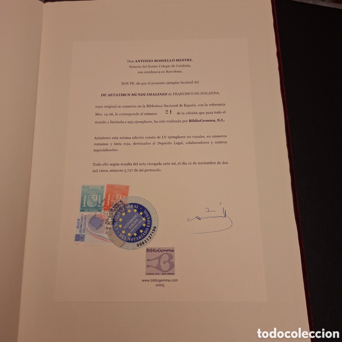 Libros antiguos: Facsimil DE AETATIBVS MUNDI IMAGINES - Foto 5