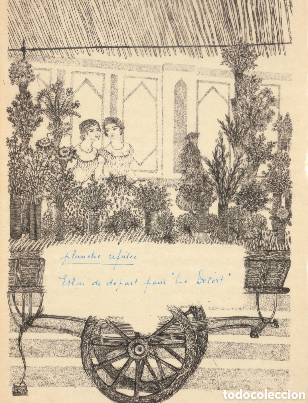 Libros antiguos: CAMUS, Albert - Noces - Ilustraciones Jacques Houplain - Paris Marcel Lubineau (1959) N&deg;18 de 19