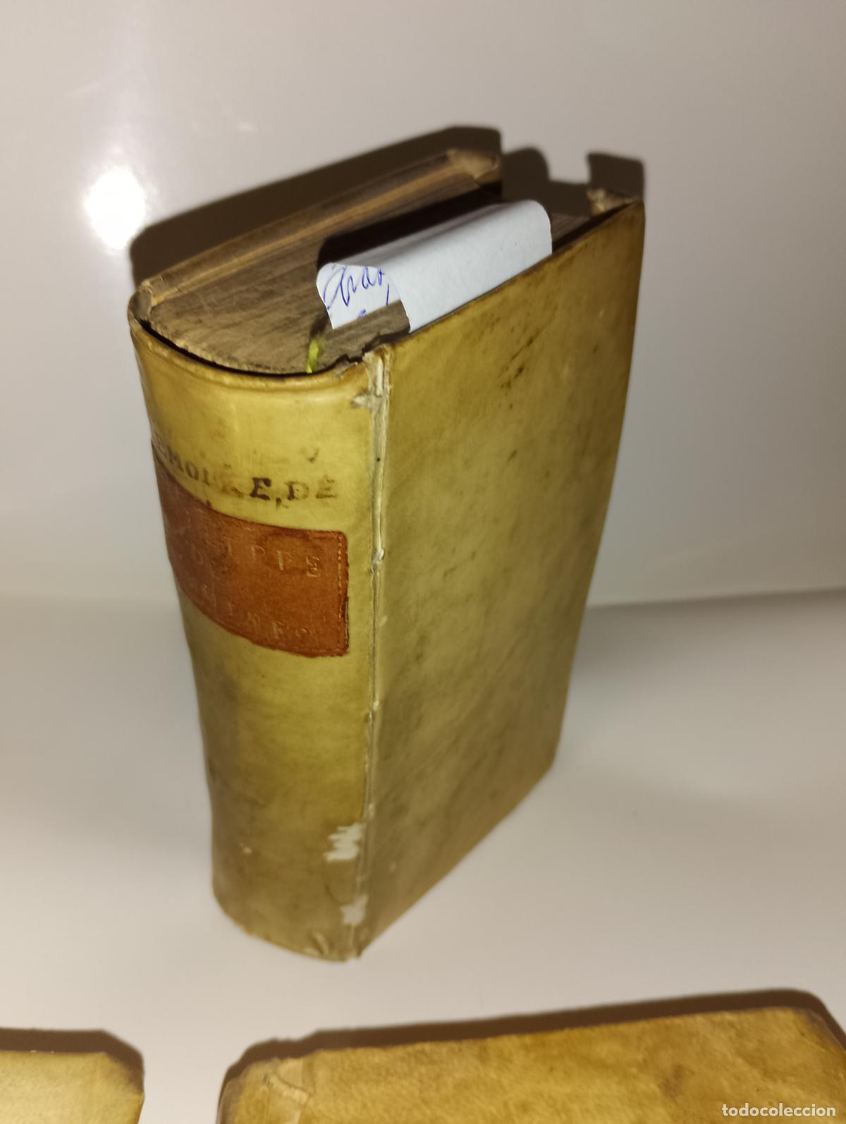 Libros antiguos: Oratorie Selectae Marco Tulio Cicer&oacute;n 1818 ed. Pergamino - Foto 2