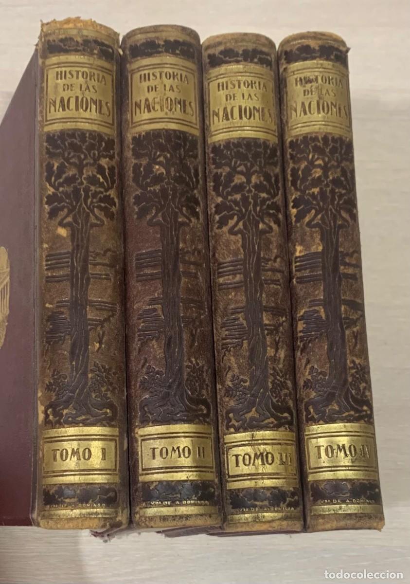 Libros antiguos: HISTORIA DE LAS NACIONES - Casa Editorial Segu&iacute; - Obra Completa 4 Tomos - Profusamente Ilustrada