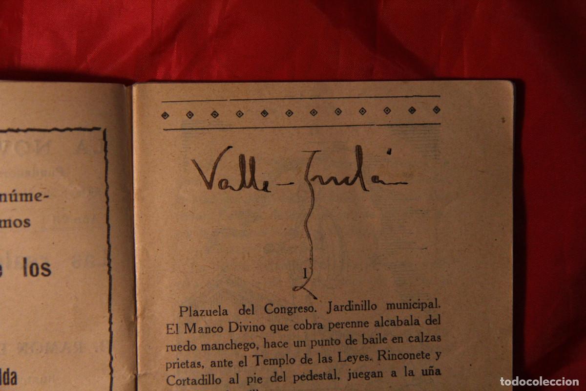 Libros antiguos: VALLE INCL&Aacute;N RAM&Oacute;N - LAS REALES ANTEC&Aacute;MARAS - FIRMADO - LA NOVELA DE HOY
