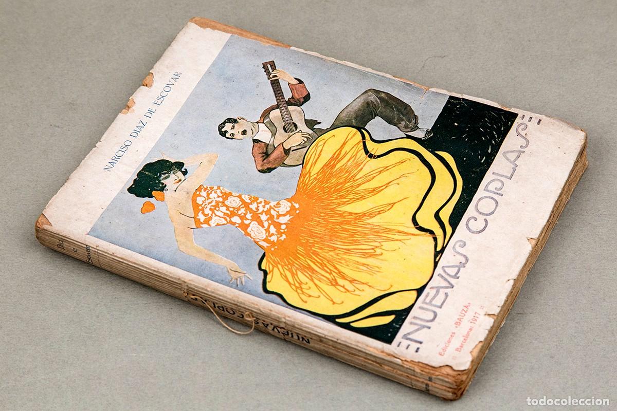 Libros antiguos: NARCISO D&Iacute;AZ ESCOVAR - NUEVAS COPLAS - 1917 - Foto 2