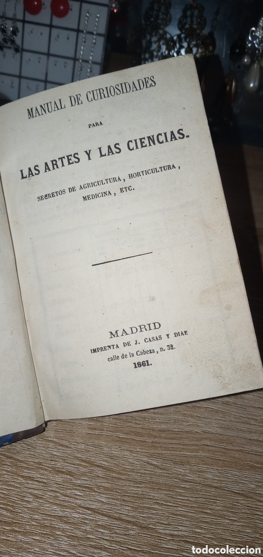 Libros antiguos: Librito antiguo manual de curiosidades - Foto 3