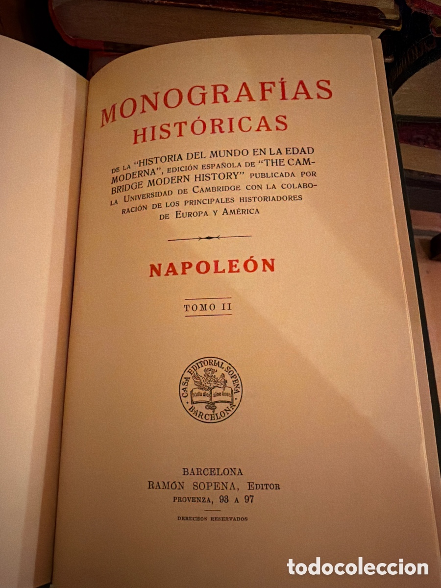 Libros antiguos: Monograf&iacute;as hist&oacute;ricas 12 tomos - Foto 2