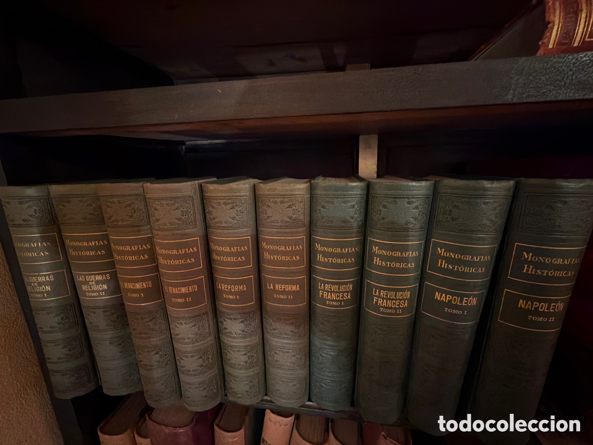 Libros antiguos: Monograf&iacute;as hist&oacute;ricas 12 tomos