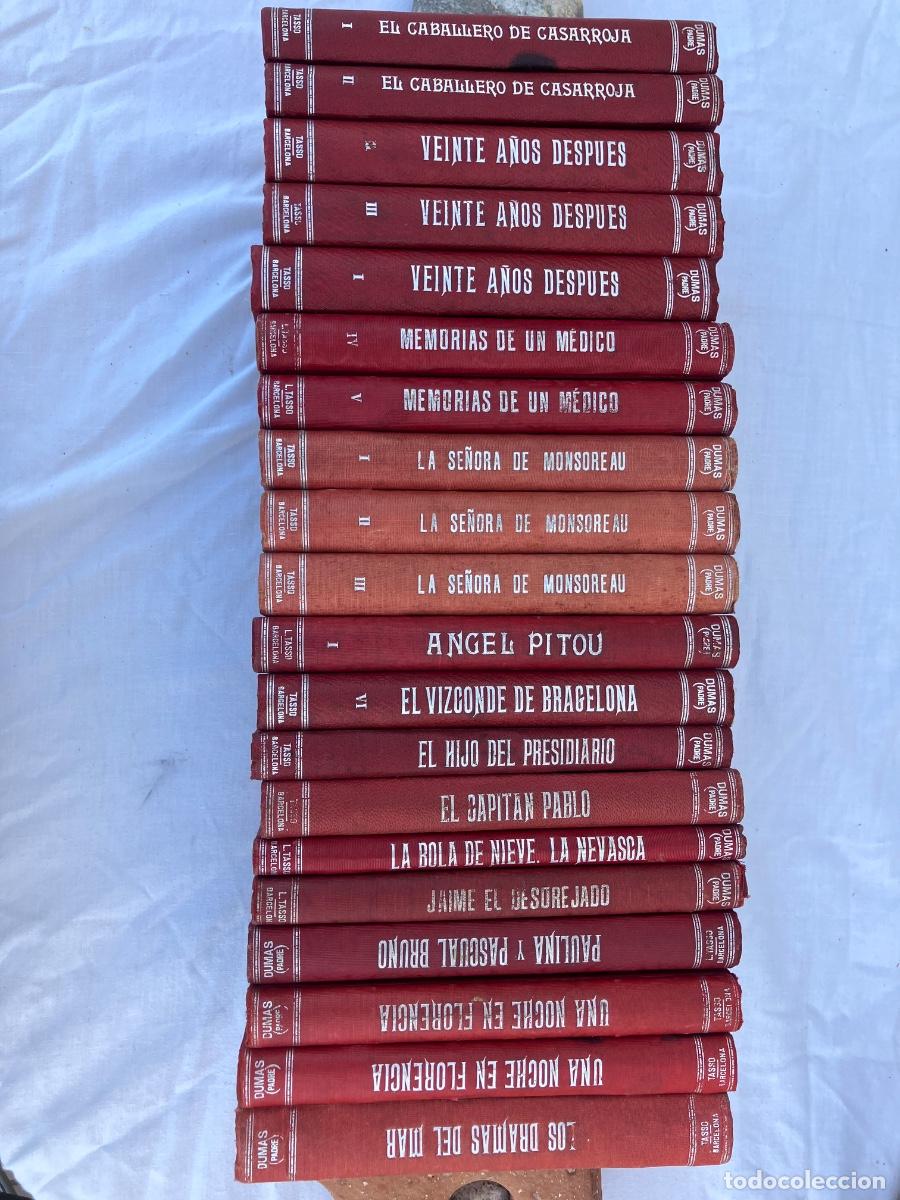 Libros antiguos: LOTE 42 LIBROS DUMAS PADRE TASSO TELA Rojq
