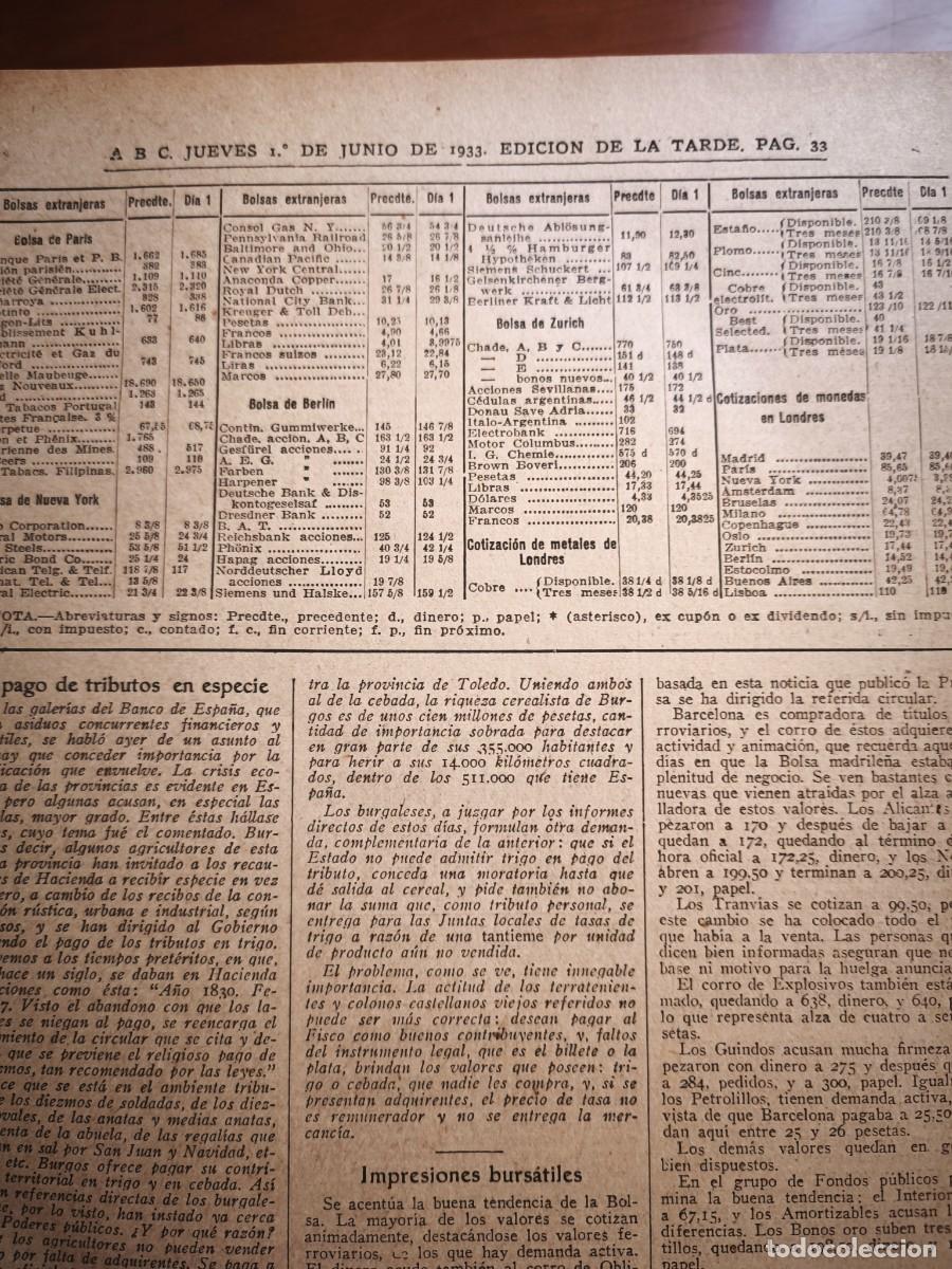 Libros antiguos: ABC 1933 Tomo junio 1933 entero - Foto 5
