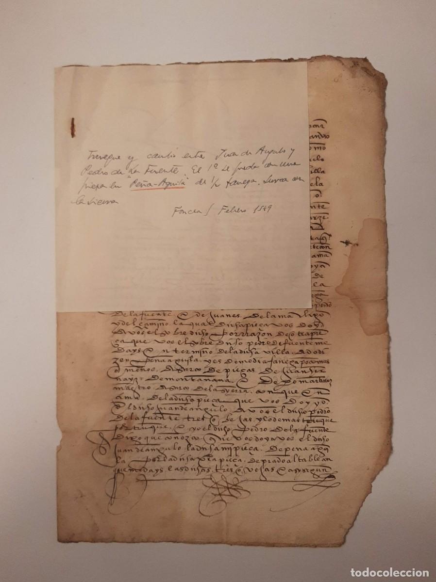 Antiquarische B&uuml;cher: TRUEQUE ENTRE JUAN DE ANGULO Y PEDRO DE LA FUENTE EN UN LUGAR LLAMADO PE&Ntilde;A &Aacute;GUILA