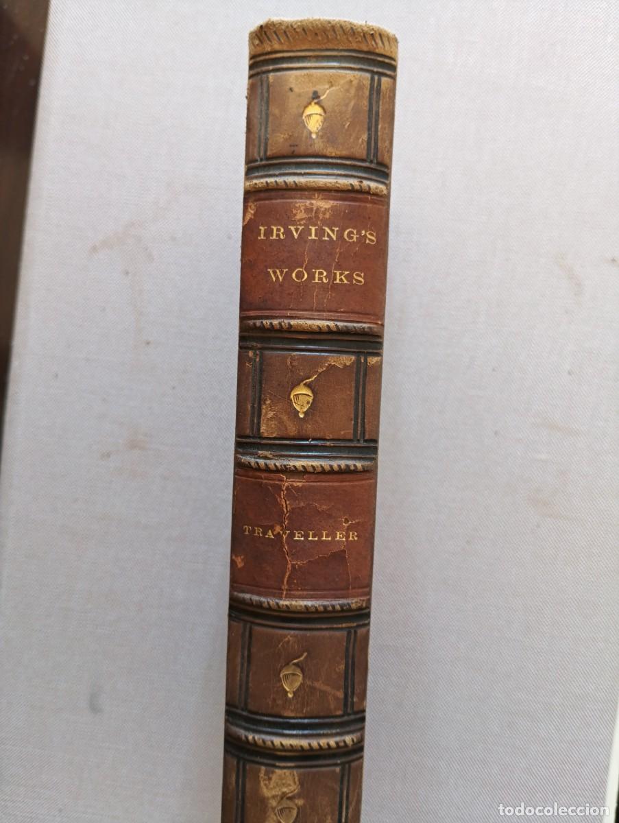 Libri antichi: Tales of a traveller. Irving's work. (1864) Obras completas de Washington Irving