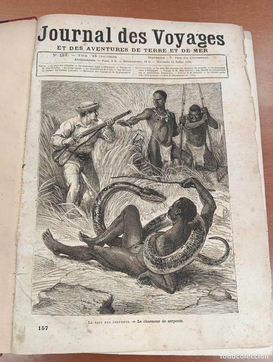 Libros antiguos: Journal des Voyages. Et des aventures de Terre et de Mer.