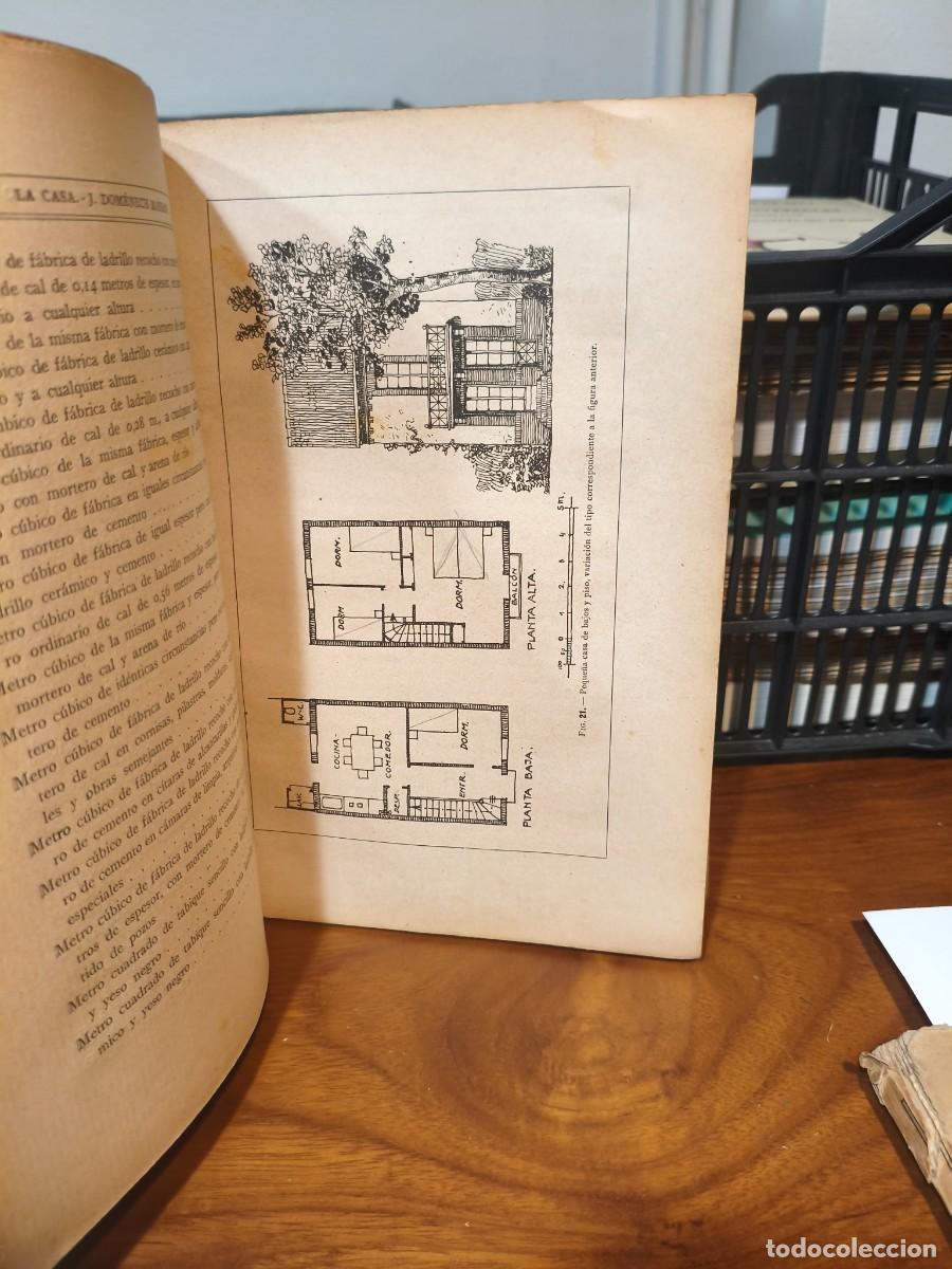 Libros antiguos: La casa. C&oacute;mo se costea y edifica una vivienda. Dom&eacute;nech Mansana. - Foto 4