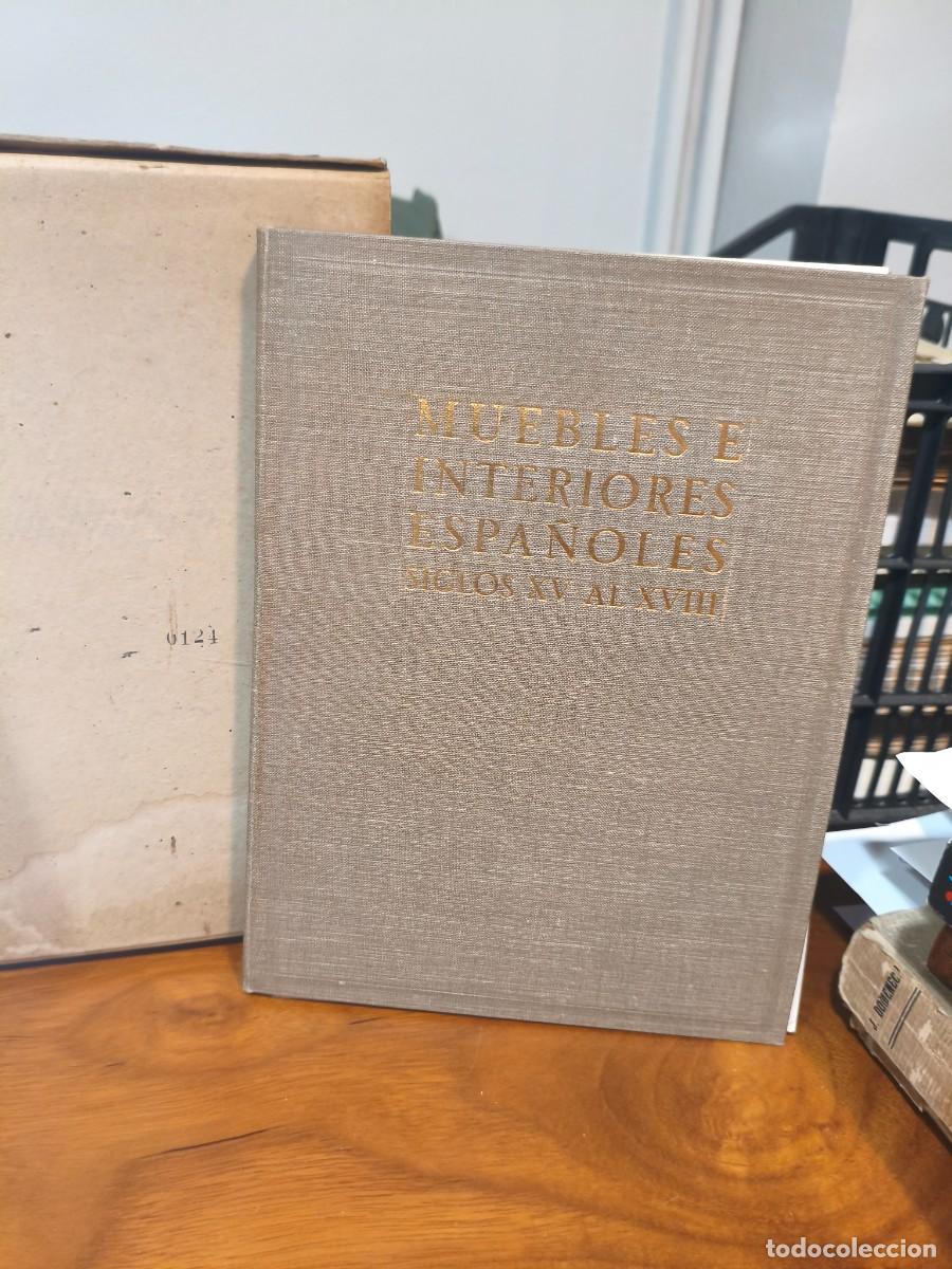 Livres anciens: Muebles e interiores Espa&ntilde;oles de los siglos XIV al XVIII. 1930 + ESTUCHE.