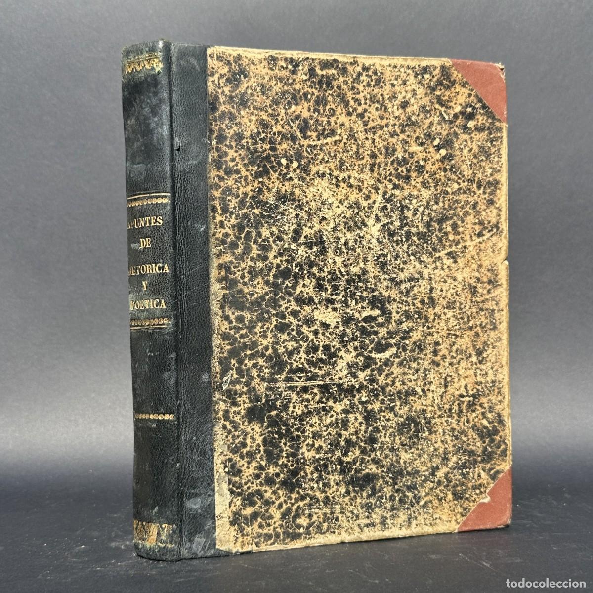 Livres anciens: A&Ntilde;O 1890 - CURSO DE RETORICA Y POETICA - MANUSCRITO - INSTITUTO PROVINCIAL DE CORDOBA