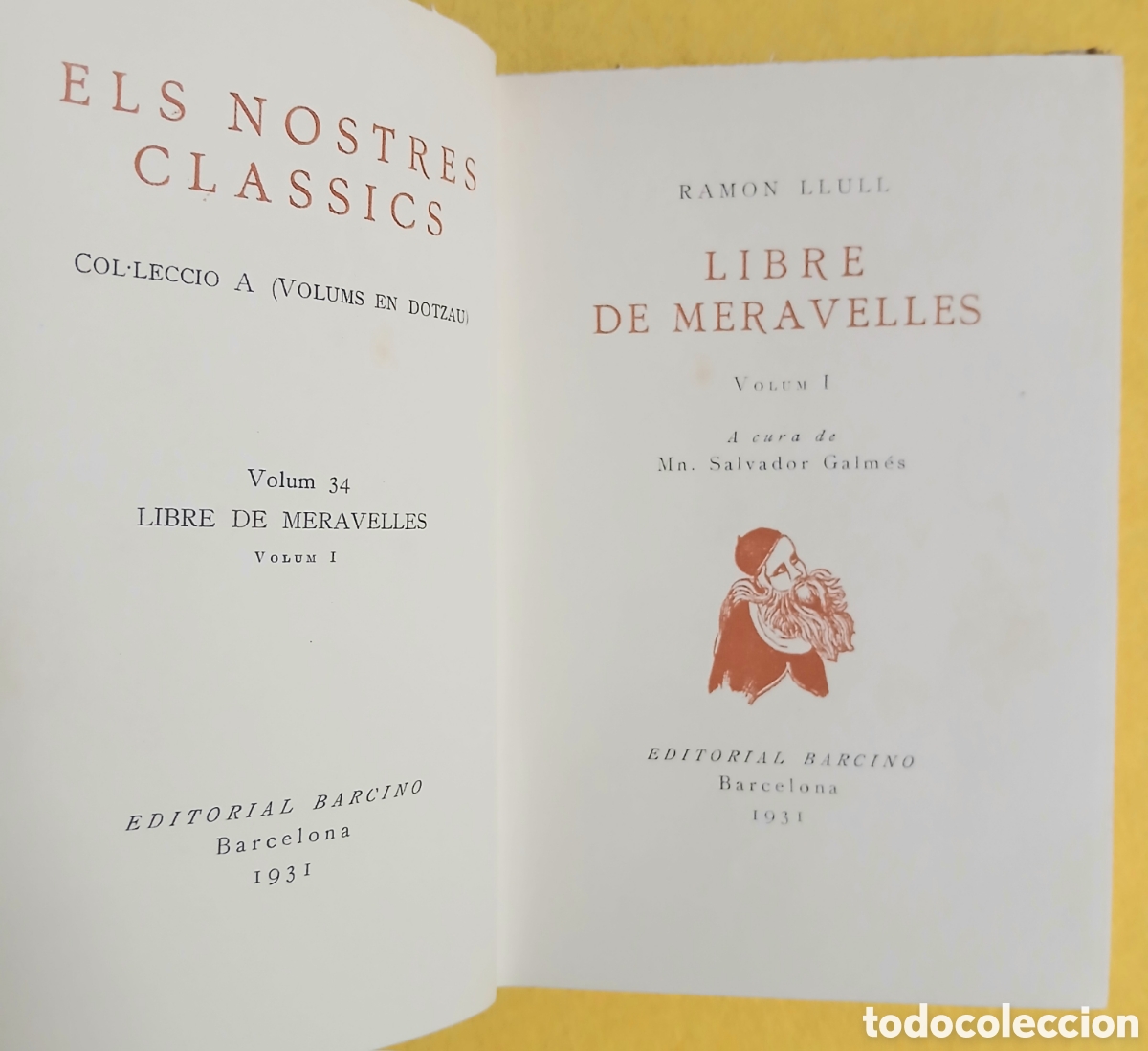 Libros antiguos: libre de meravelles, Ramon Llull - Foto 2