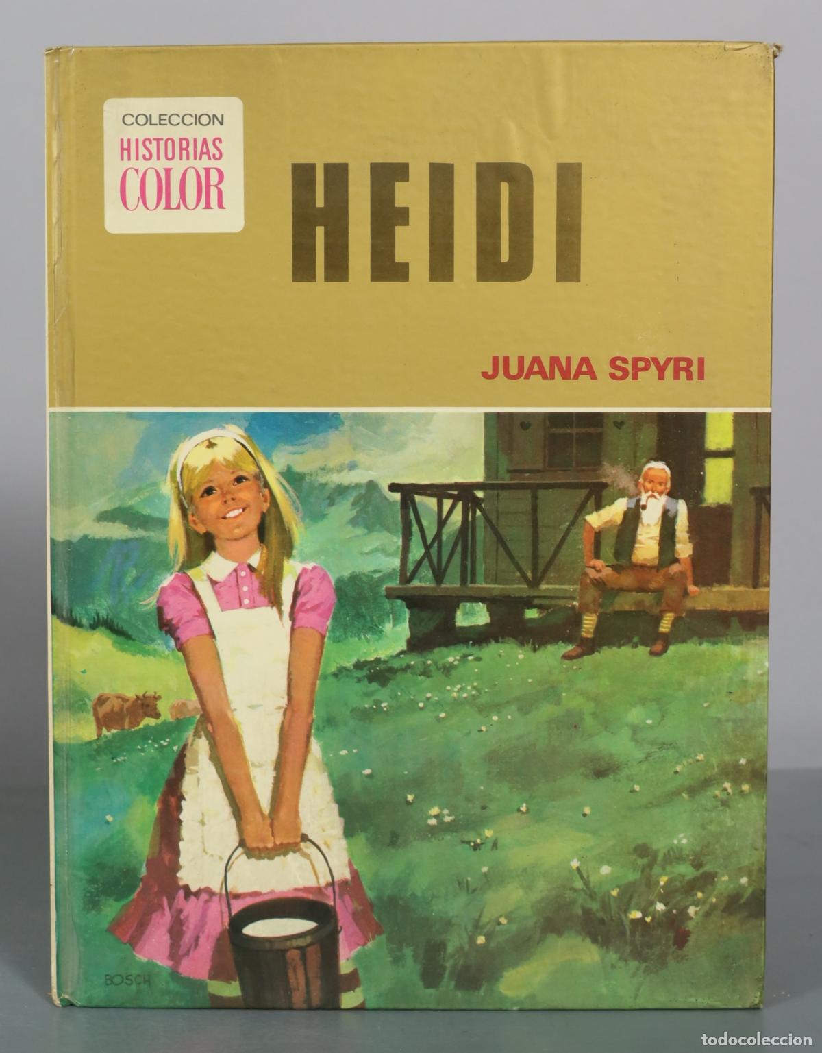 Libros antiguos: Heidi - Juana Spyri - Editorial Bruguera