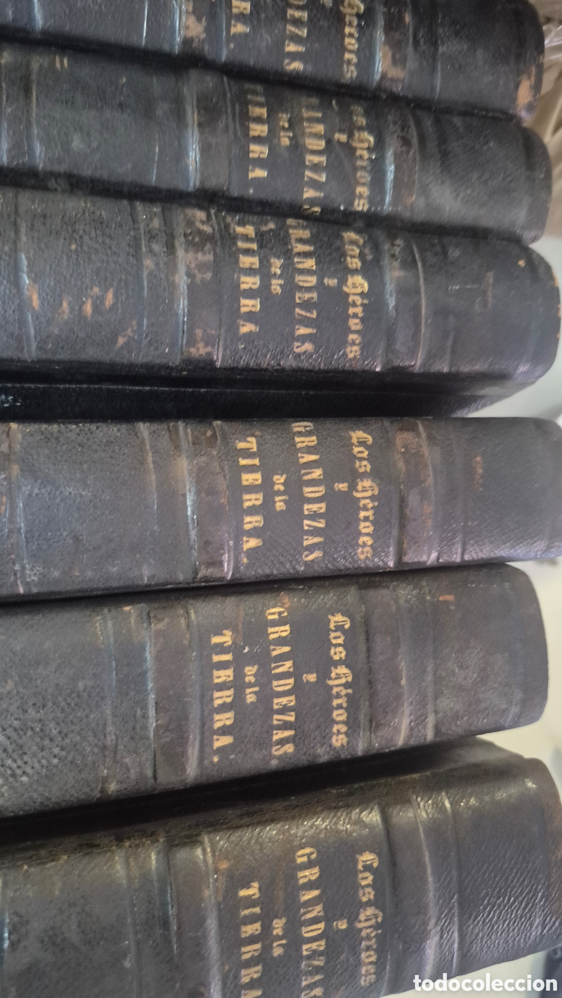 Libros antiguos: Obra Los H&eacute;roes y las Grandezas de la Tierra