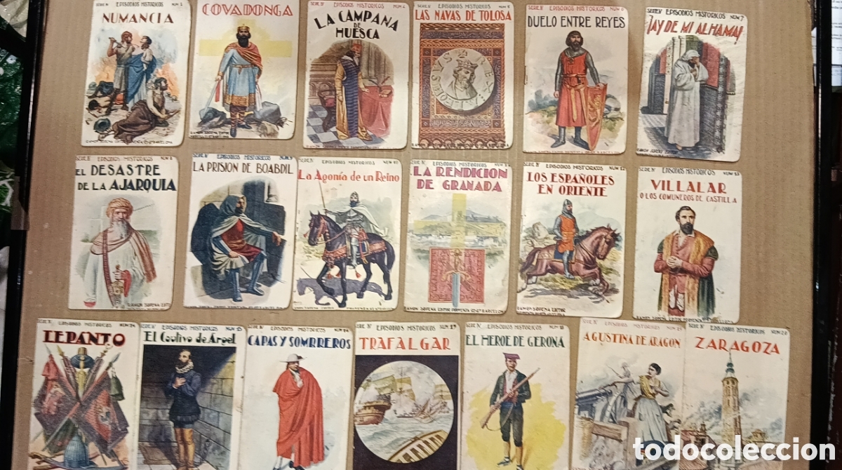 Libros antiguos: LOTE 19 N&Uacute;MEROS (2 AL 20) EPISODIOS HIST&Oacute;RICOS SOPENA