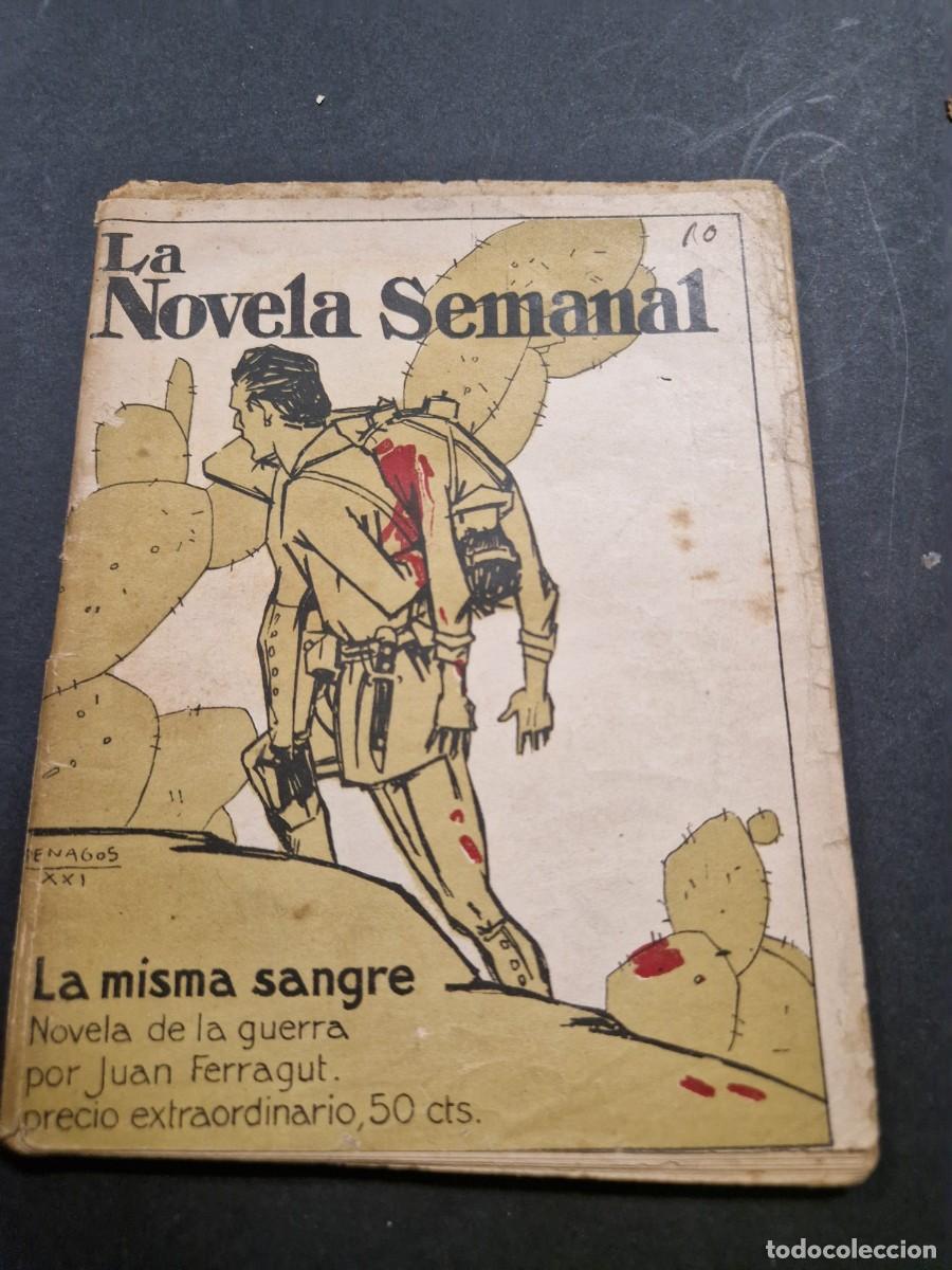 Libros antiguos: La novela semanal, Juan Ferragut. La misma sangre portada penagos.