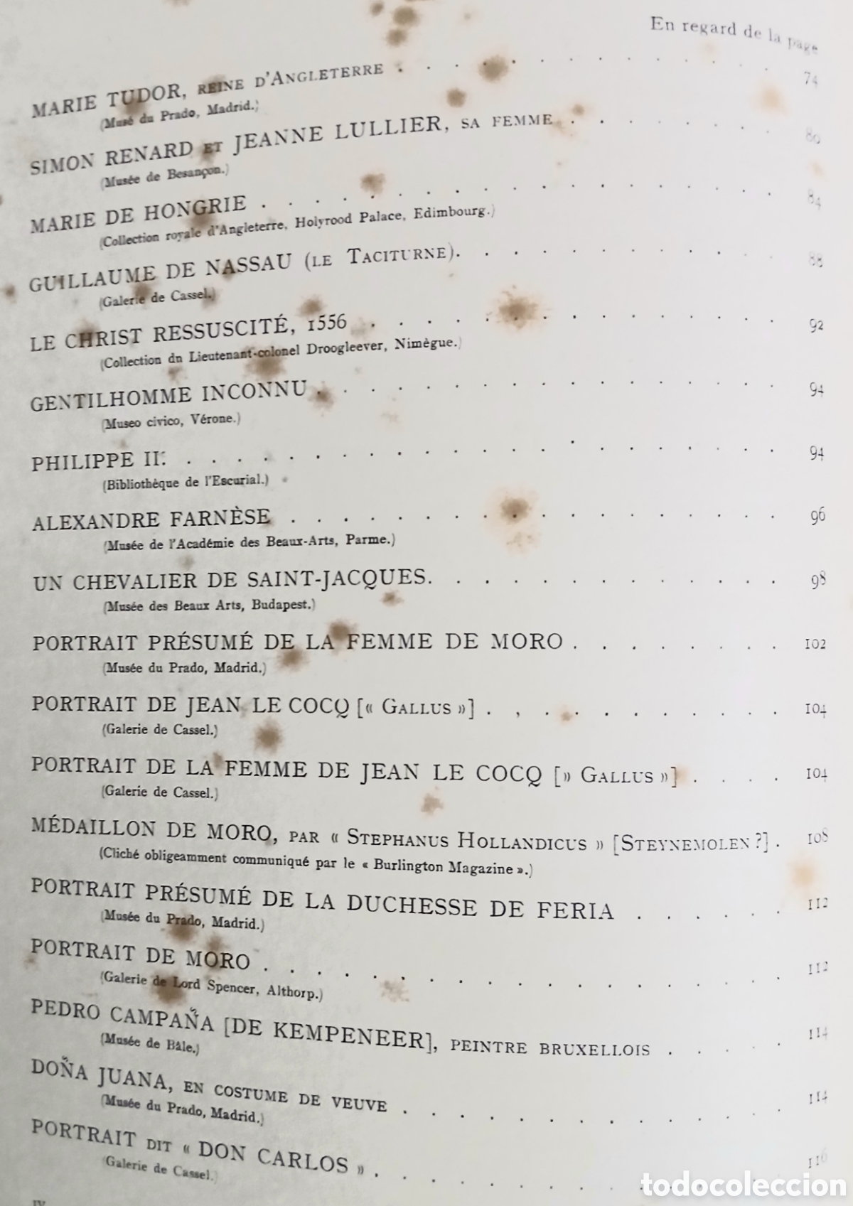 Libros antiguos: Antonio Moro, son oeuvre et son temps - Foto 15