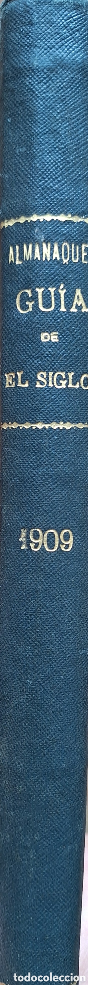 Livros antigos: GRAN ALMANAQUE GUIA DE EL SIGLO 1909 URUGUAY