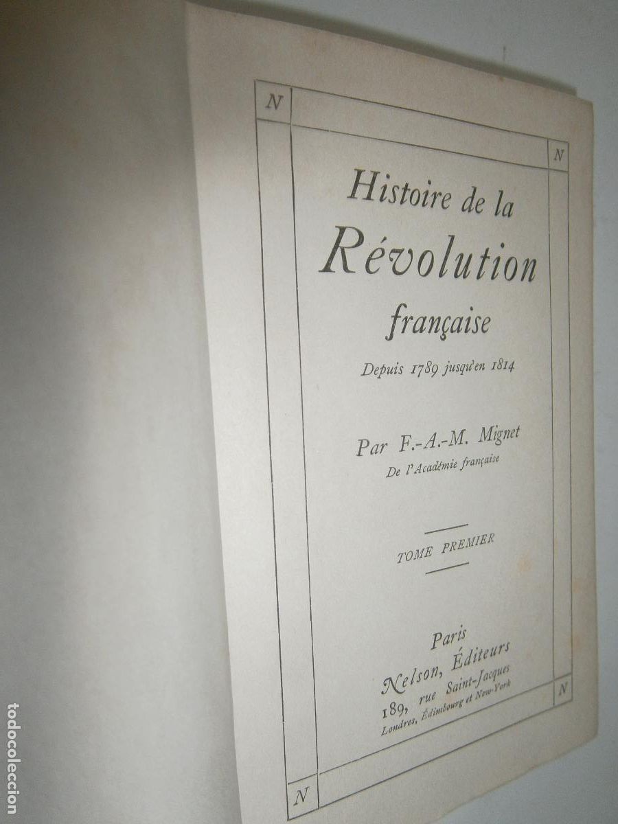 Libros antiguos: HISTOIRE DE LA REVOLUTION FRANCAISE - Foto 2