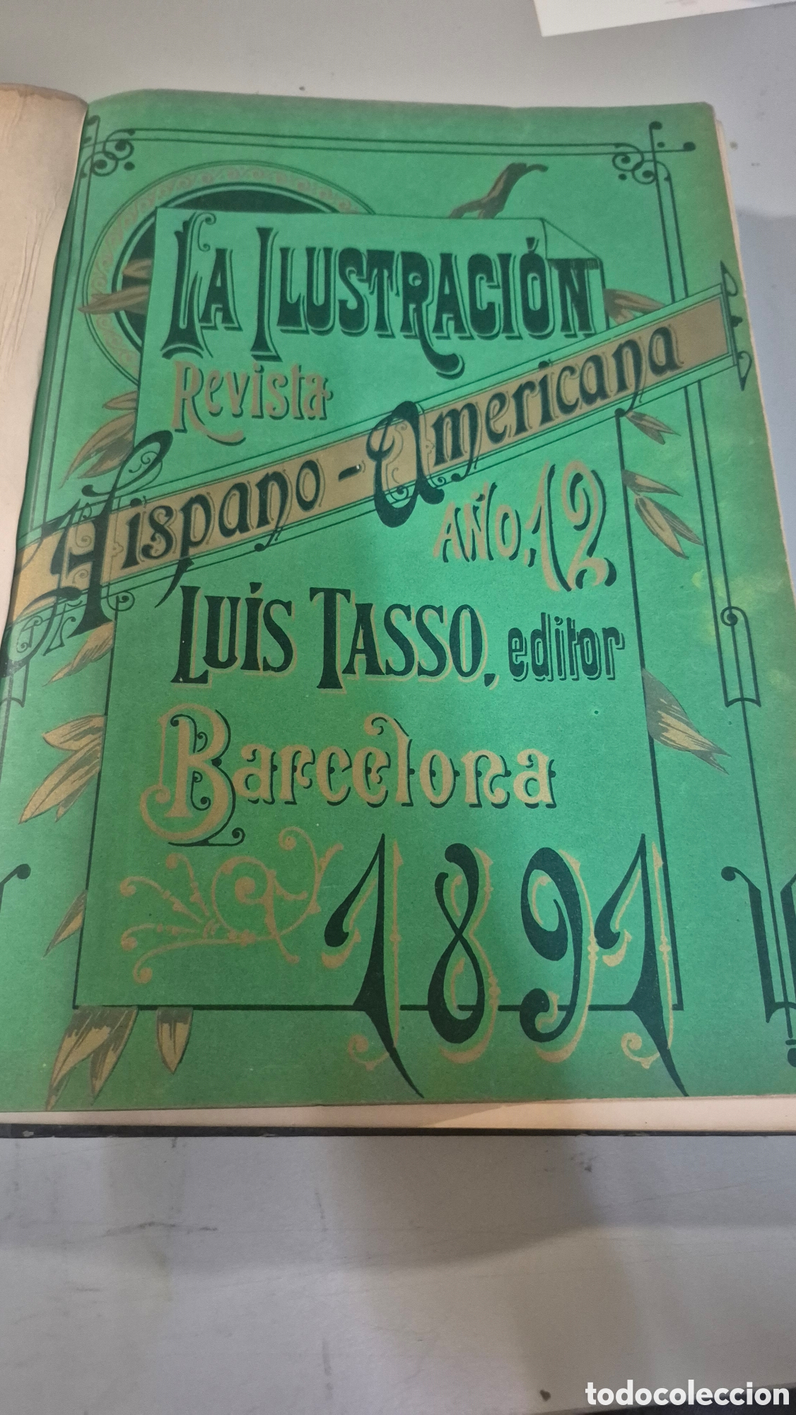Livros antigos: Revista La Ilustraci&oacute;n Hispano-Americana