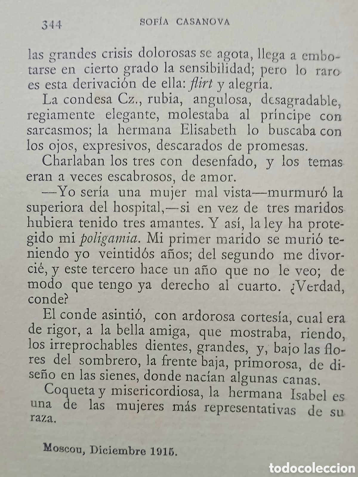 Libros antiguos: De la guerra, Sofia Casanova - Foto 7