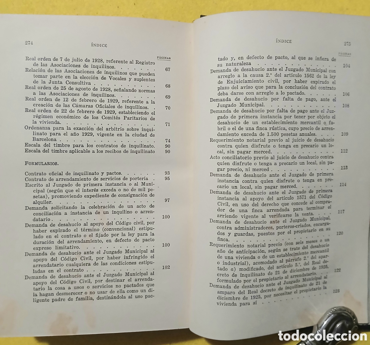 Libros antiguos: Deshaucios e inquilinatos - Foto 5