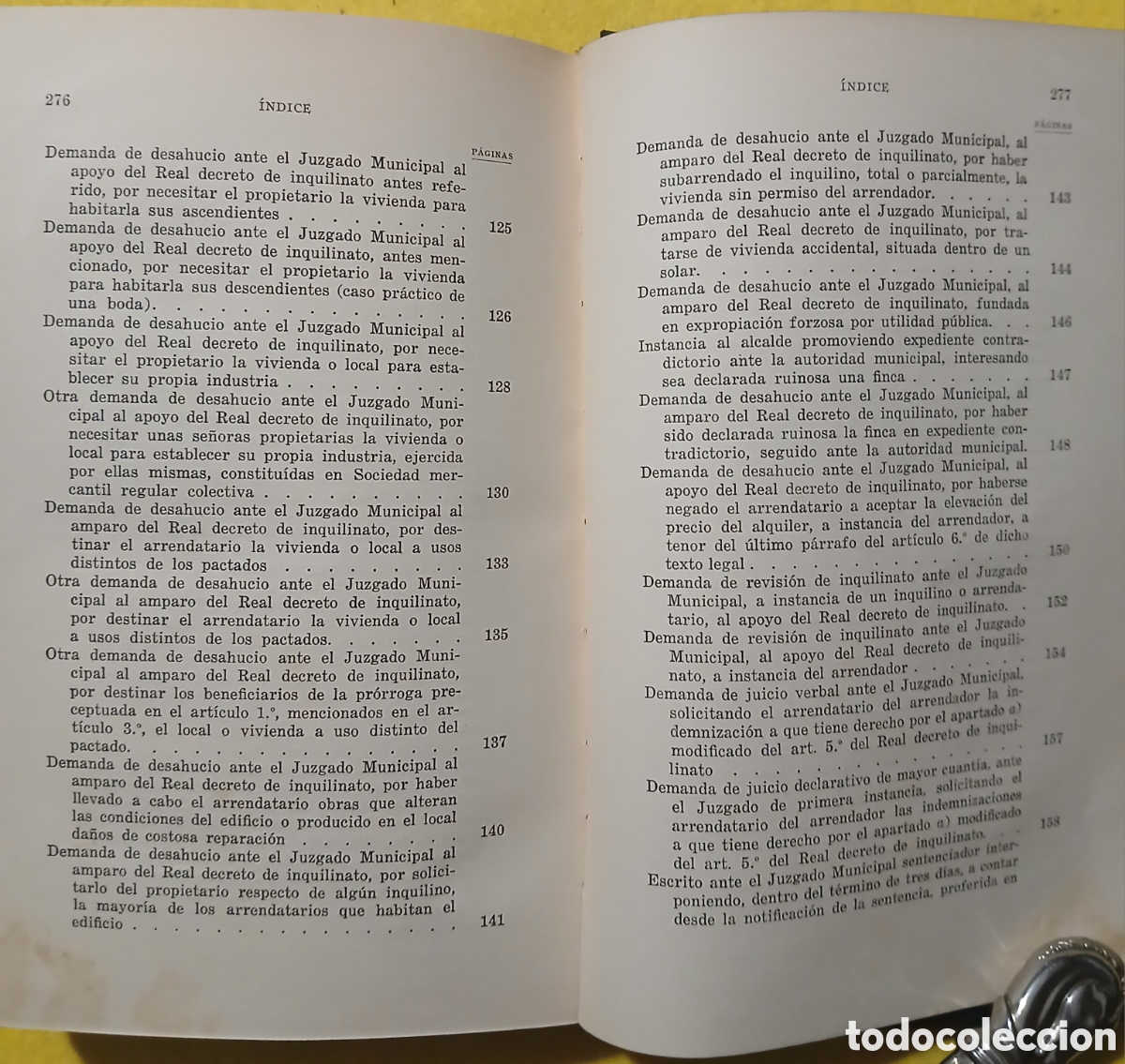 Libros antiguos: Deshaucios e inquilinatos - Foto 6