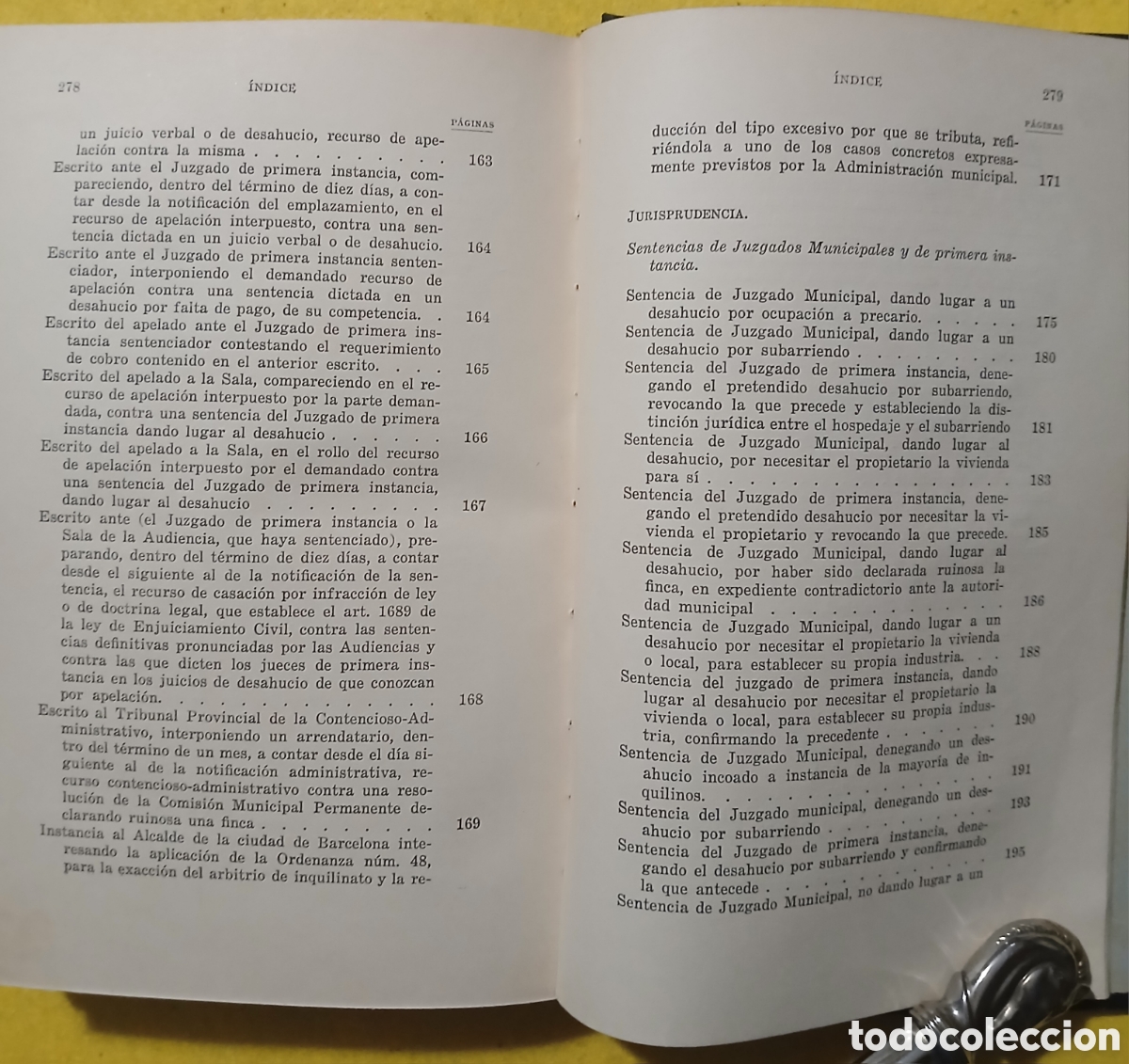 Libros antiguos: Deshaucios e inquilinatos - Foto 7