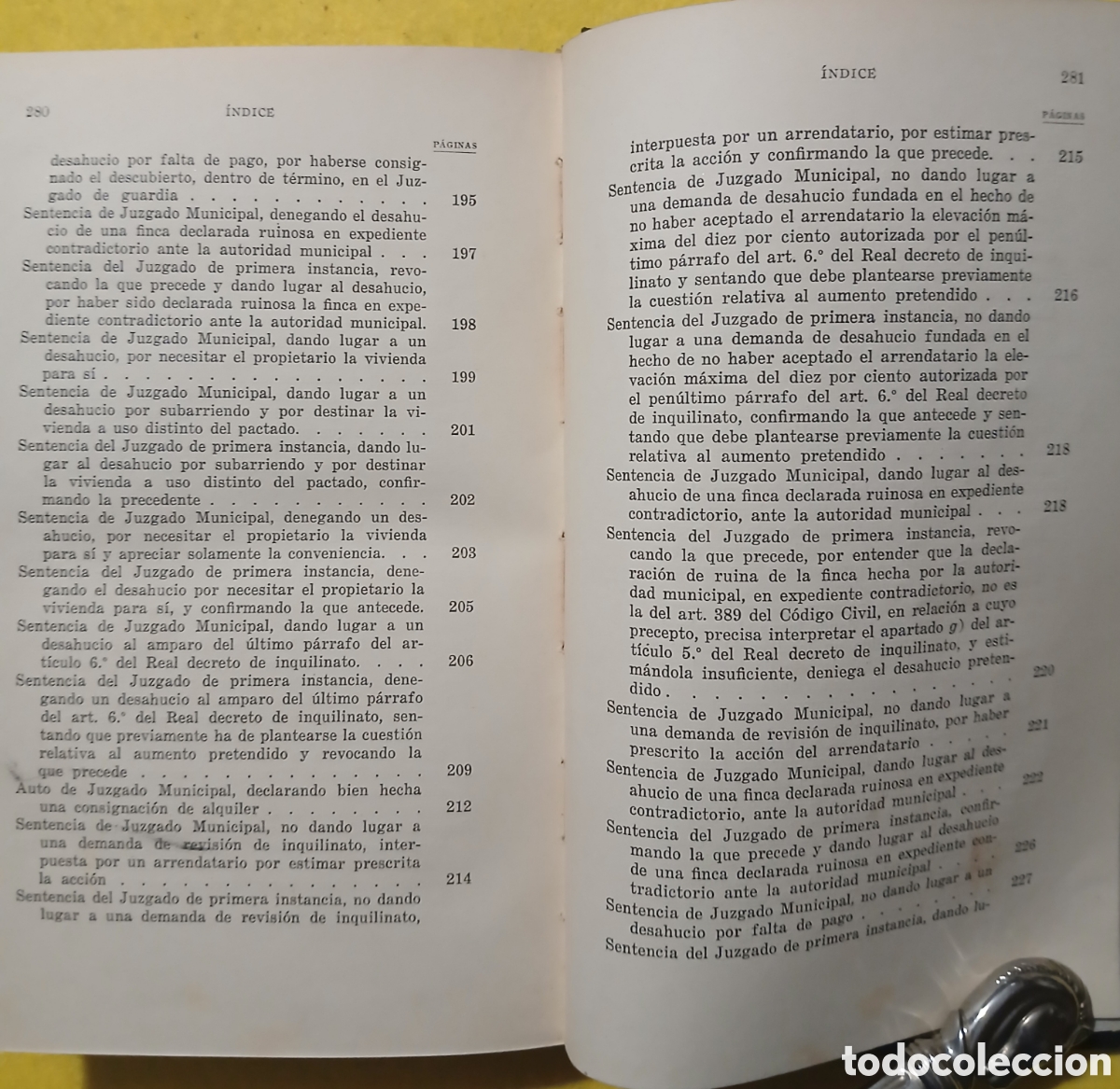 Libros antiguos: Deshaucios e inquilinatos - Foto 8