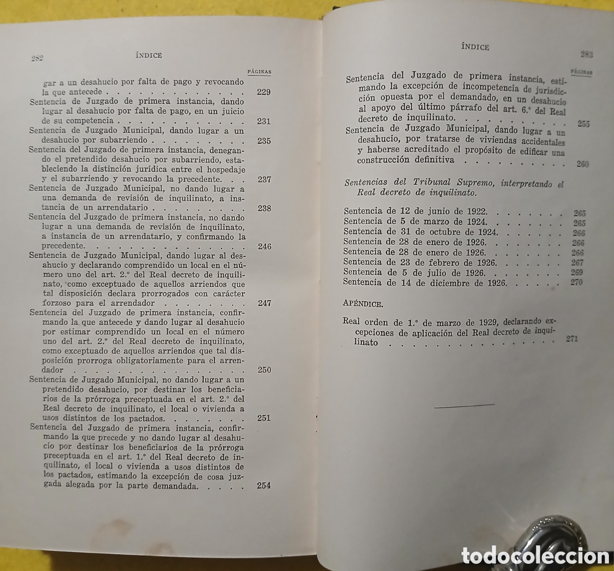 Libros antiguos: Deshaucios e inquilinatos - Foto 9