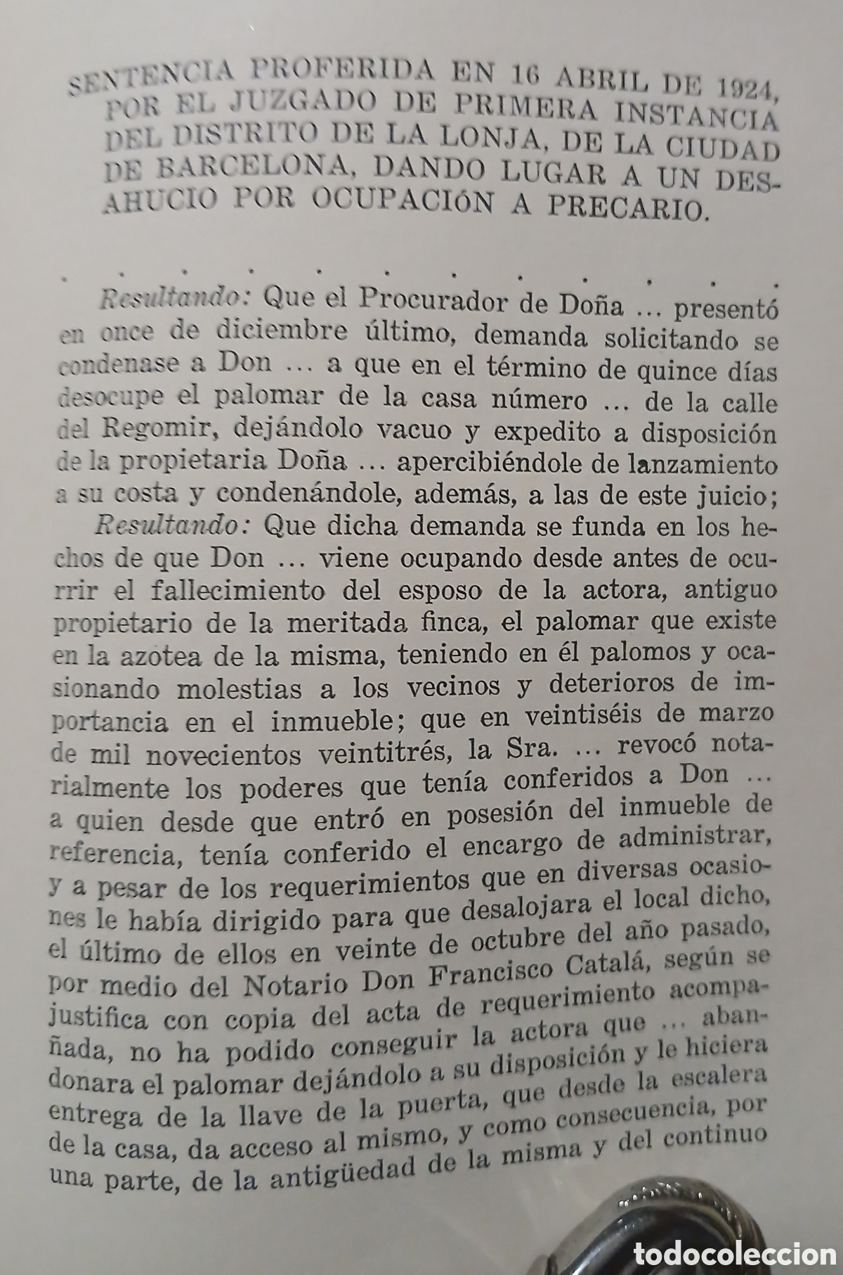 Libros antiguos: Deshaucios e inquilinatos - Foto 10