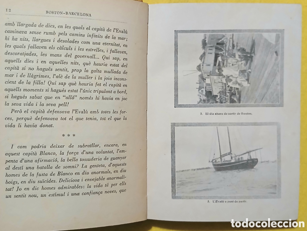 Libros antiguos: Boston-Barcelona (un campament a latl&aacute;ntic) - Foto 5