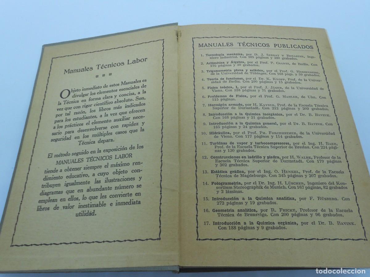 Libros antiguos: metalurgia labor 1928 - Foto 2